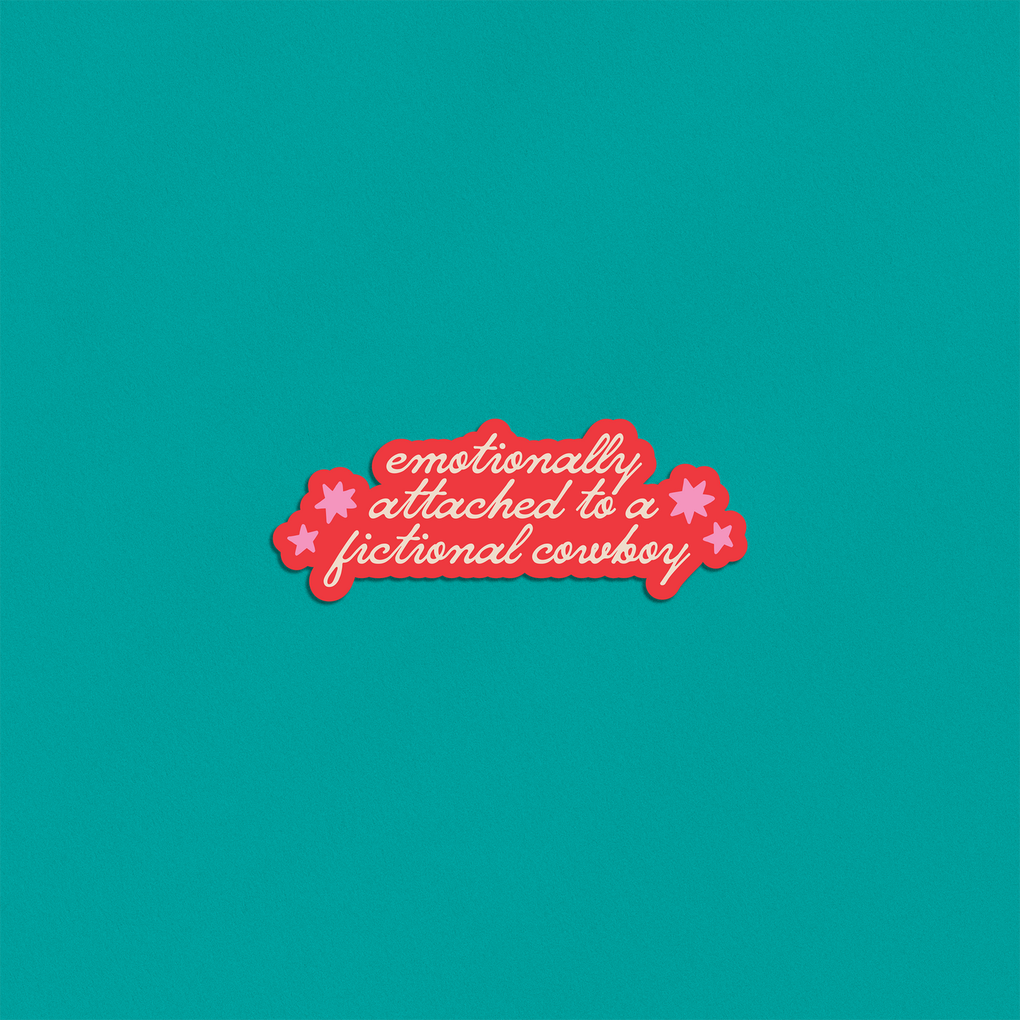 Fictional Cowboy Sticker
