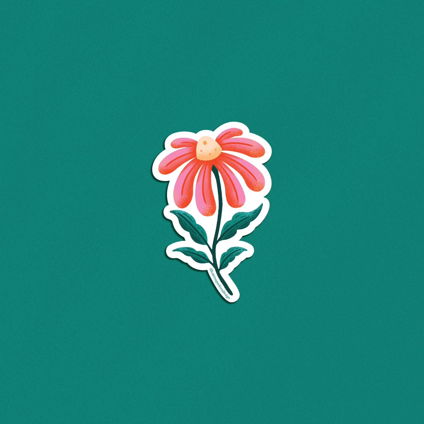 Lazy Daisy Sticker