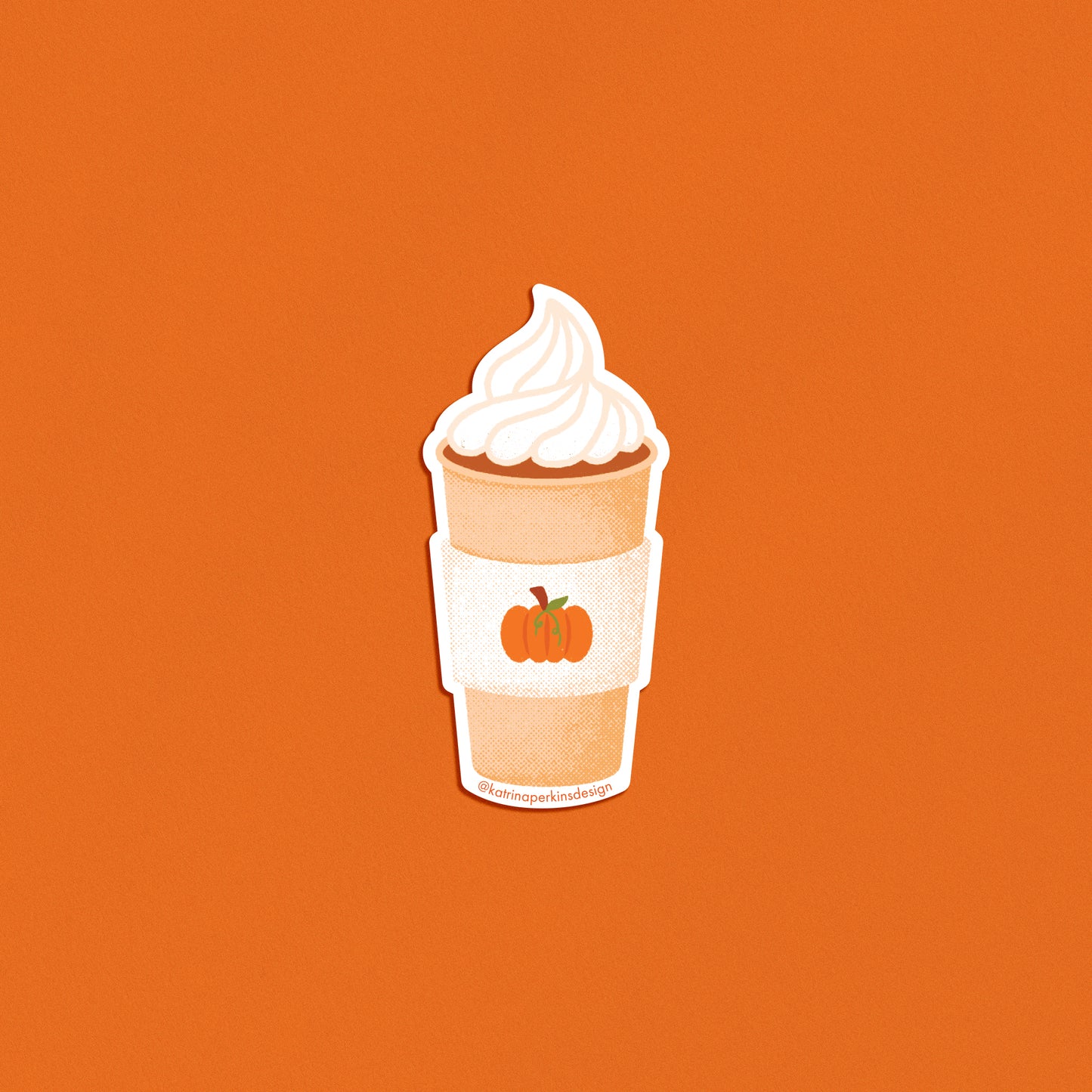 Pumpkin Spice Latte Sticker