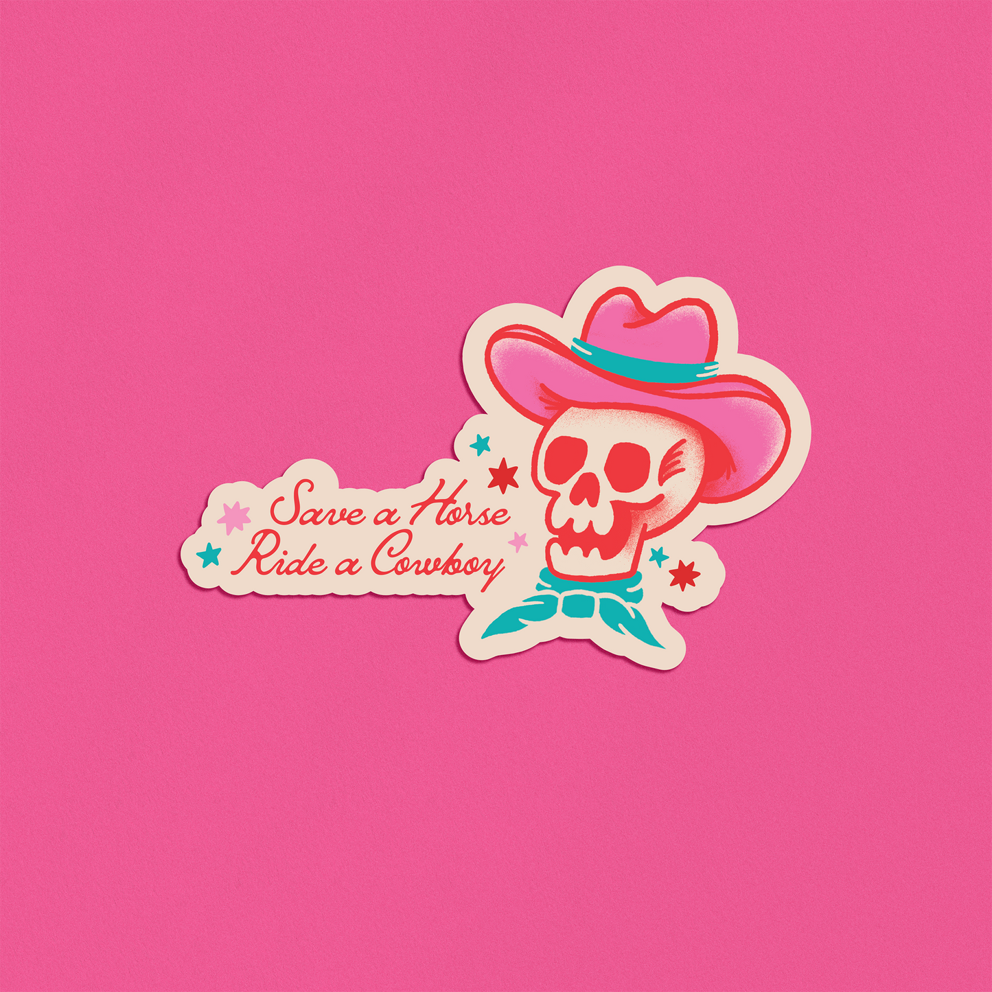 Ride A Cowboy Sticker