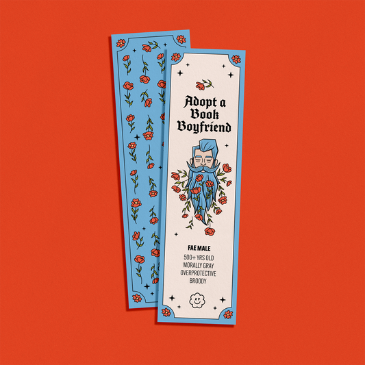 Adopt A Book Boyfriend Bookmark