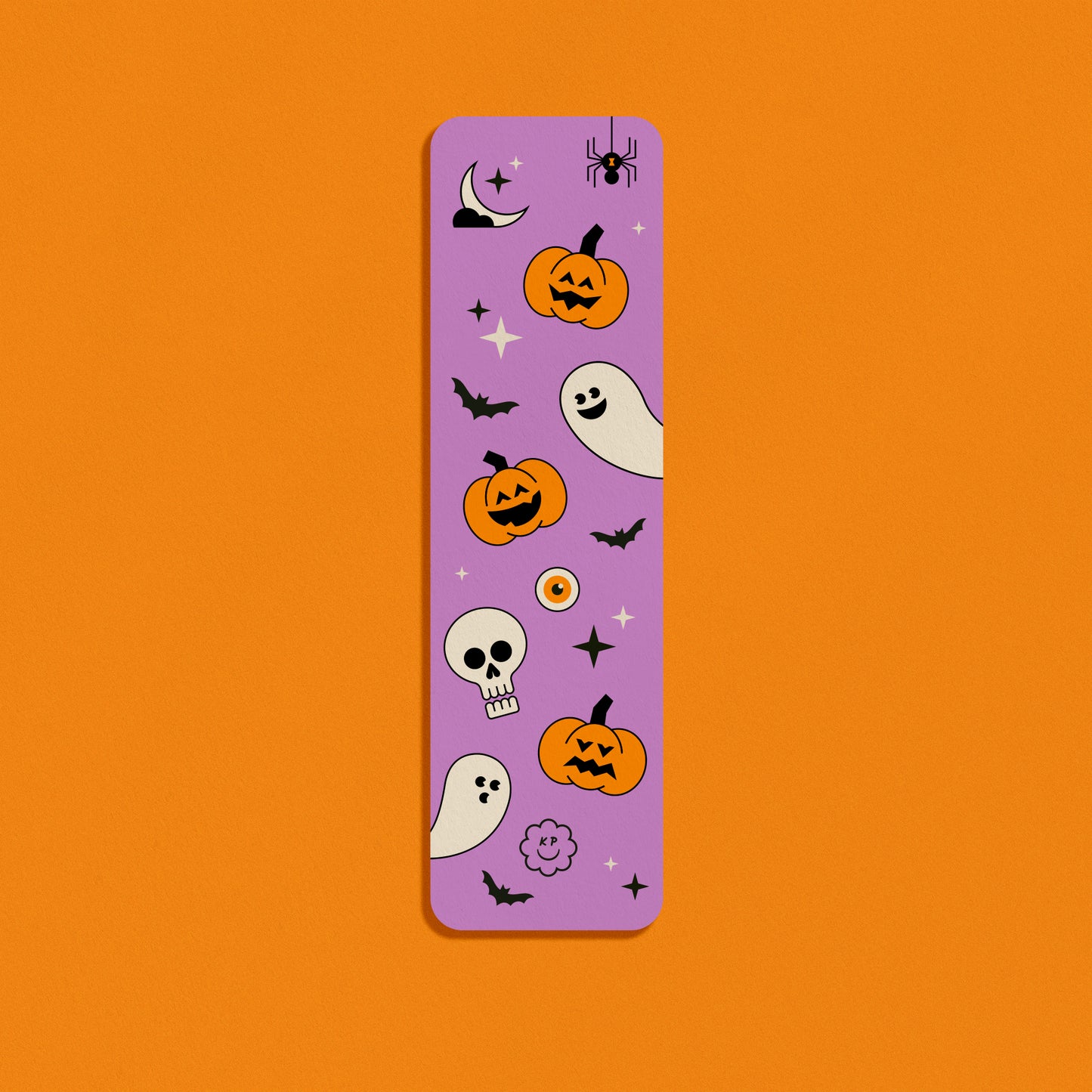 Spooky Halloween Bookmark - Lavender