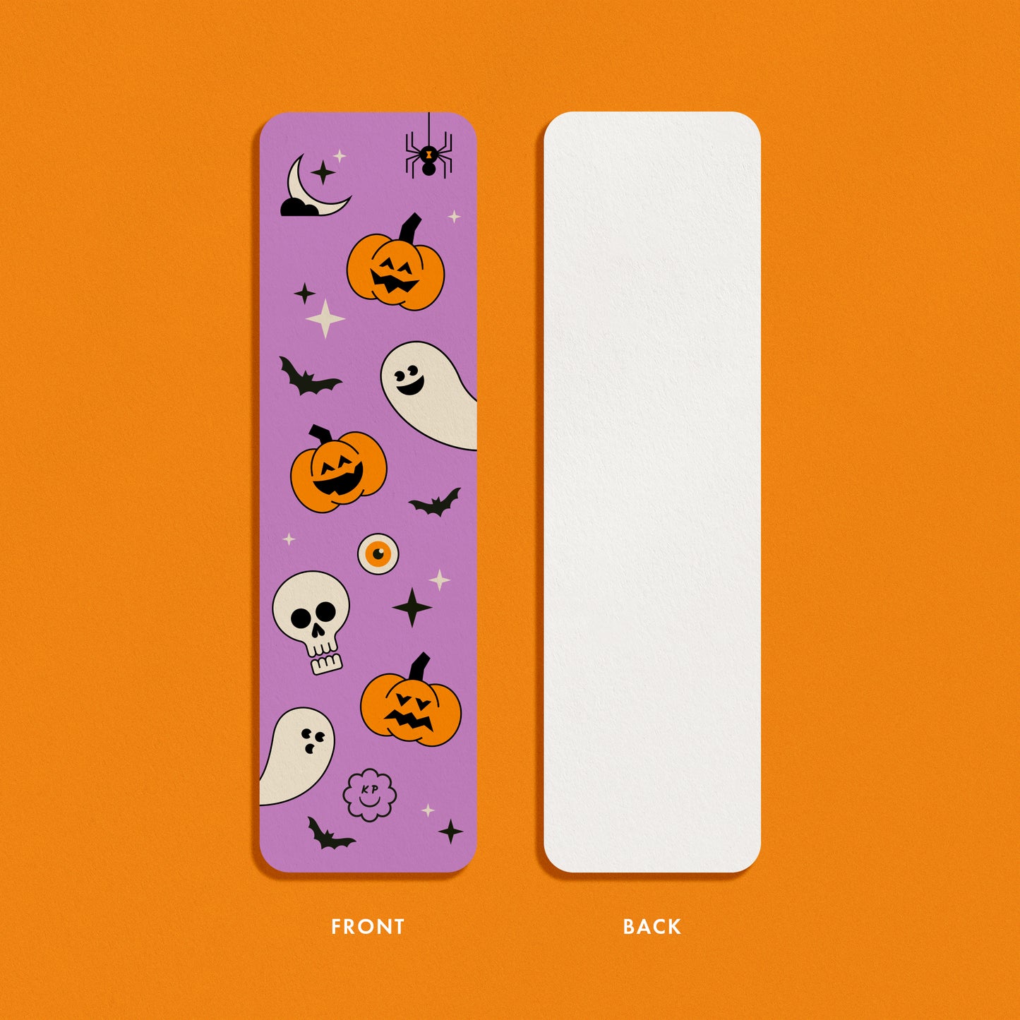 Spooky Halloween Bookmark - Lavender