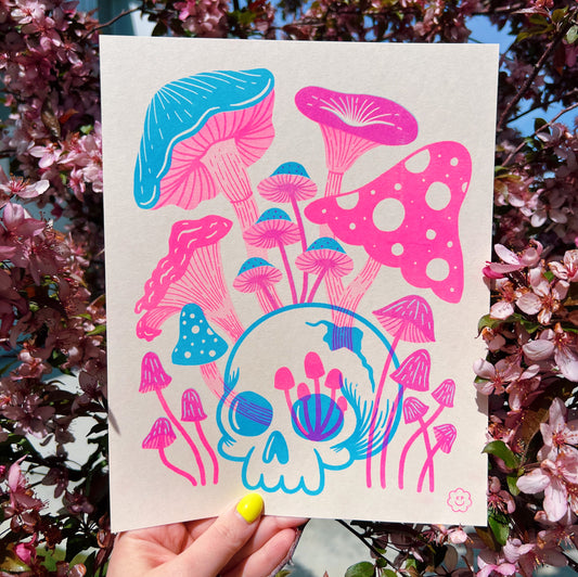 Skull Shroom Riso