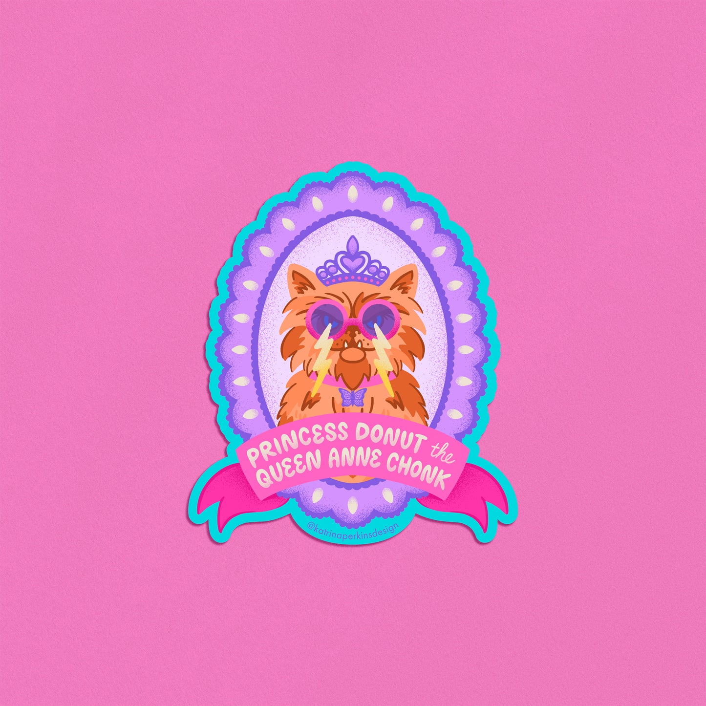 Princess Donut Sticker