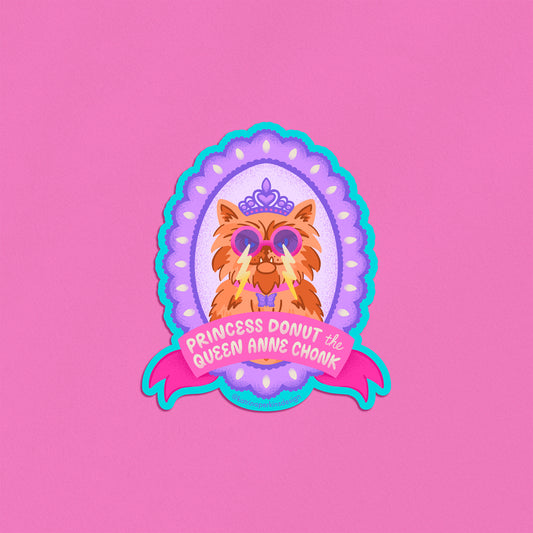 Princess Donut Sticker
