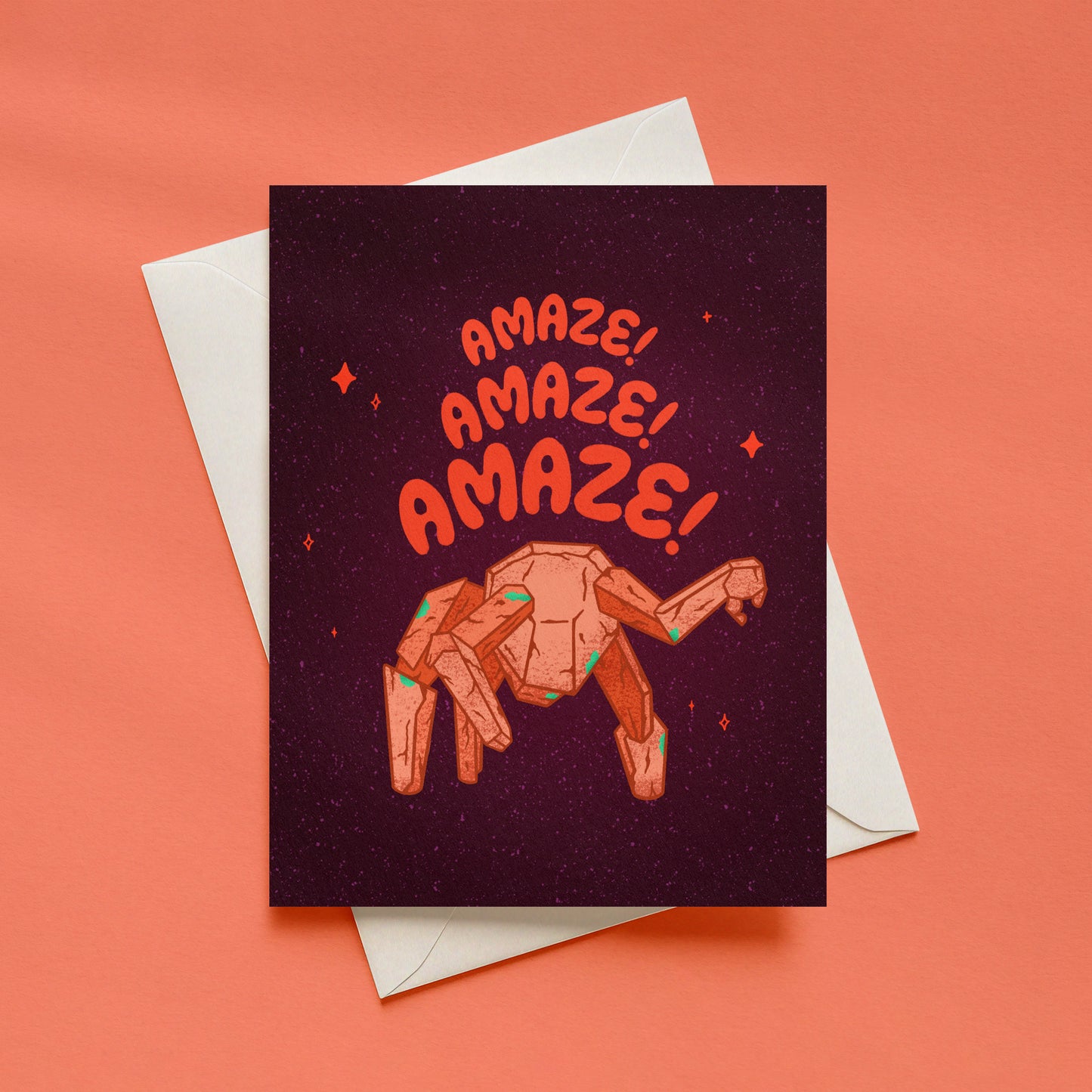Rocky Amaze Greeting Card