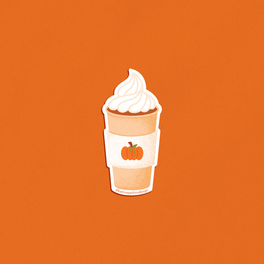 Pumpkin Spice Latte Sticker