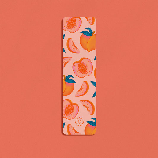 Peaches Bookmark - Peach