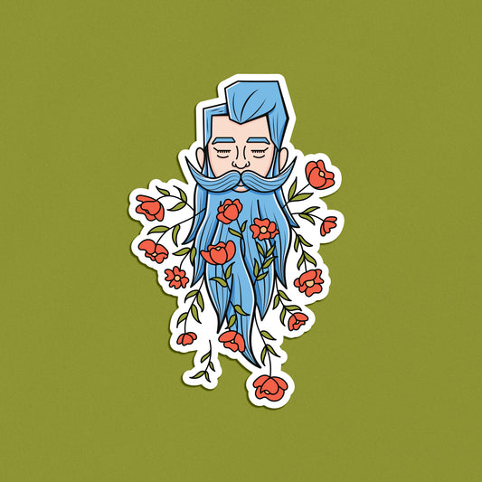 Pretty Beards - Hipster Sticker