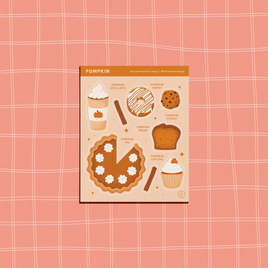 Pumpkin Spice Sticker Sheet