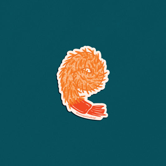 Coconut Shrimp Sticker