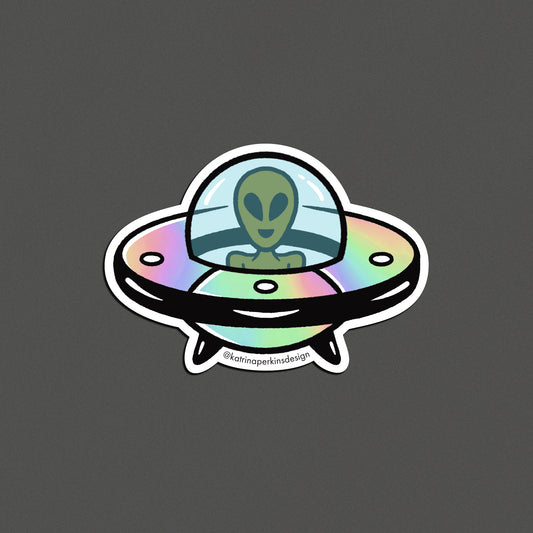 Cosmo's UFO Sticker